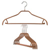 Silhouette Shirt Hanger with Bar & Hook, 41-FRS, Copper