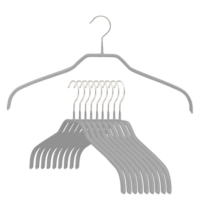 Silhouette Shirt Hanger, Narrow Version, 36-F, Silver