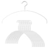 Euro Space-Saving Shirt & Dress Hanger, Narrow, 36-PT, White