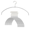 Euro Space-Saving Shirt & Dress Hanger,40-PT,  Silver