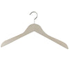 FACTORY OUTLET - Business 45, Wooden Hanger, Flat Form, White Washed