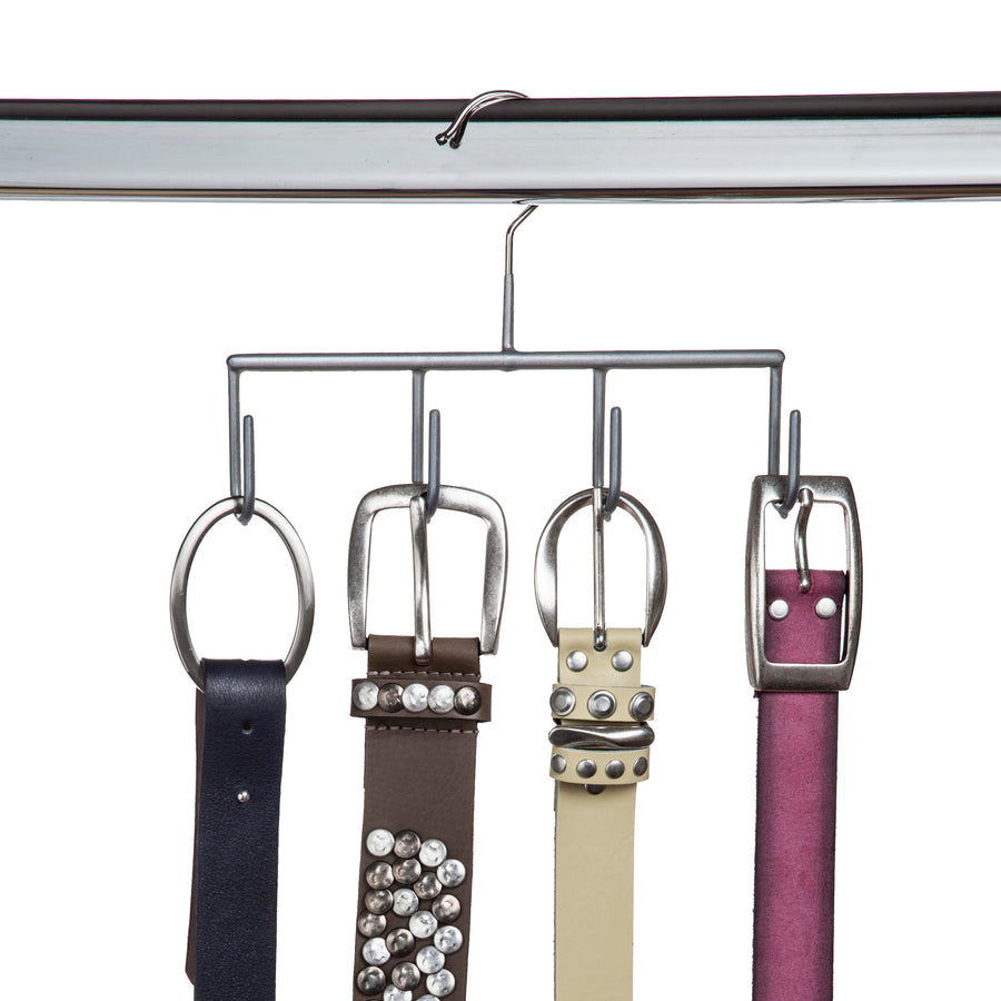 Accessory Series-Steel Coated Belt/Jewelry Hook Hanger, Model GH, White