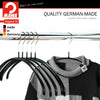 Euro Shirt, Sweater, Dress, Non-Slip Steel Clothing Hanger, Model 40-P, Black