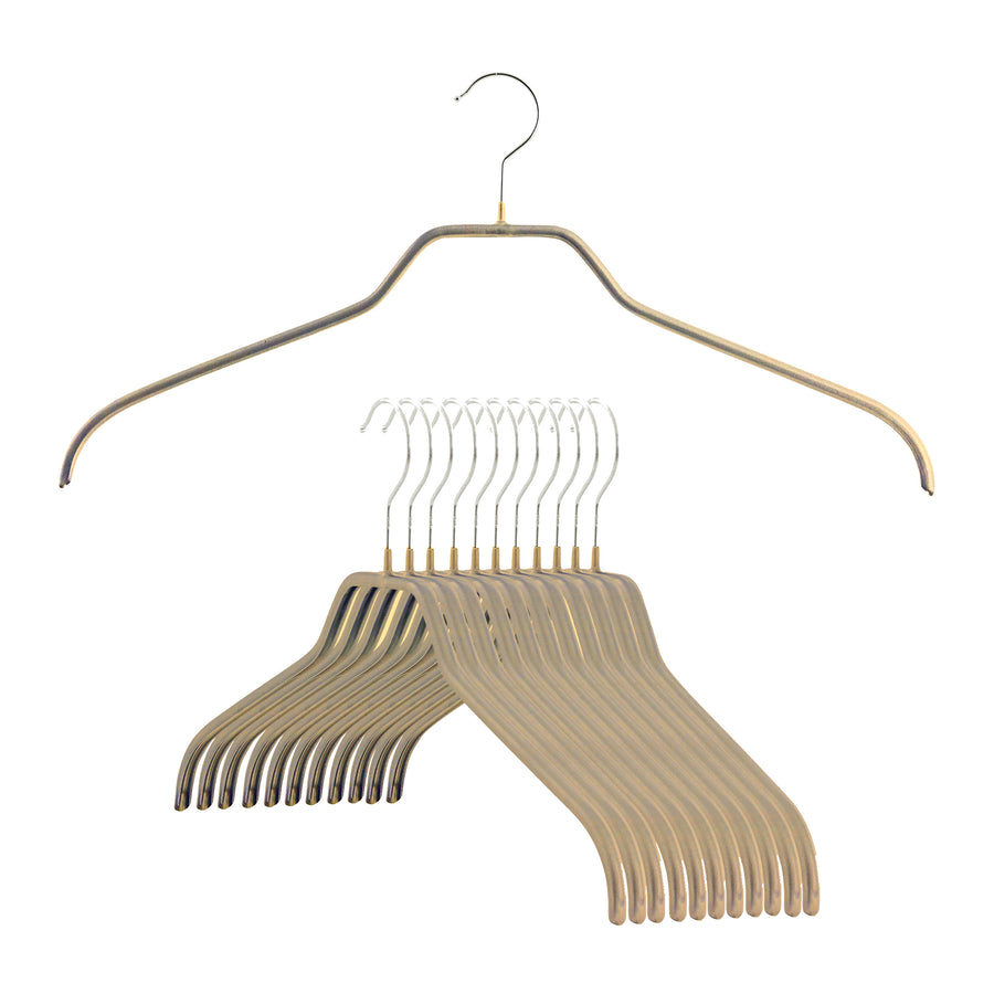 Silhouette Shirt Hanger, Narrow Version, 36-F, Gold