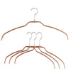 Silhouette Space-Saving Shirt Hanger, Narrow, 36FT, Copper