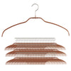 Silhouette Space-Saving Shirt Hanger, Narrow, 36FT, Copper