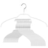 Silhouette Space-Saving Shirt Hanger, Narrow, 36-FT, White