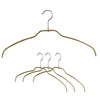 Silhouette Space-Saving Shirt Hanger, Narrow, 36FT, Gold