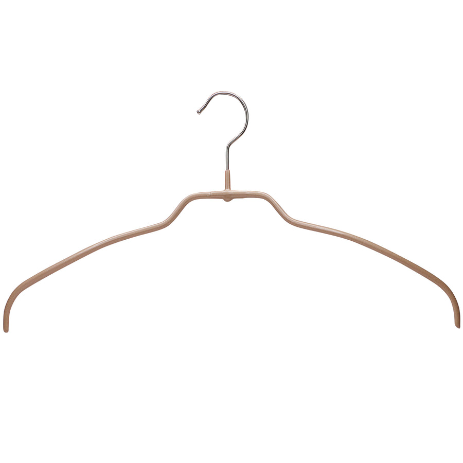 Silhouette Space-Saving Shirt Hanger, 42FT, Latte