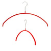 Euro Shirt, Sweater, Non-Slip Steel Clothing Hanger, Wide Version, Model 46-P, Red