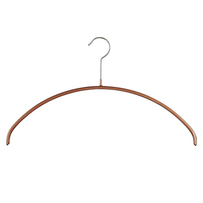 Euro Shirt, Sweater, Steel Non-Slip Clothing Hanger, Narrow Width, Model 36-P, Copper