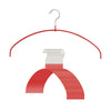 Euro Space-Saving Shirt & Dress Hanger, Narrow, 36-PT, Red