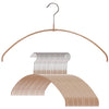 Euro Space-Saving Shirt & Dress Hanger, 40PT, LATTE