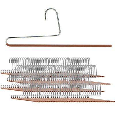 Pant Hanger with Grip Coating, Reverse Hook, KH35U, Copper