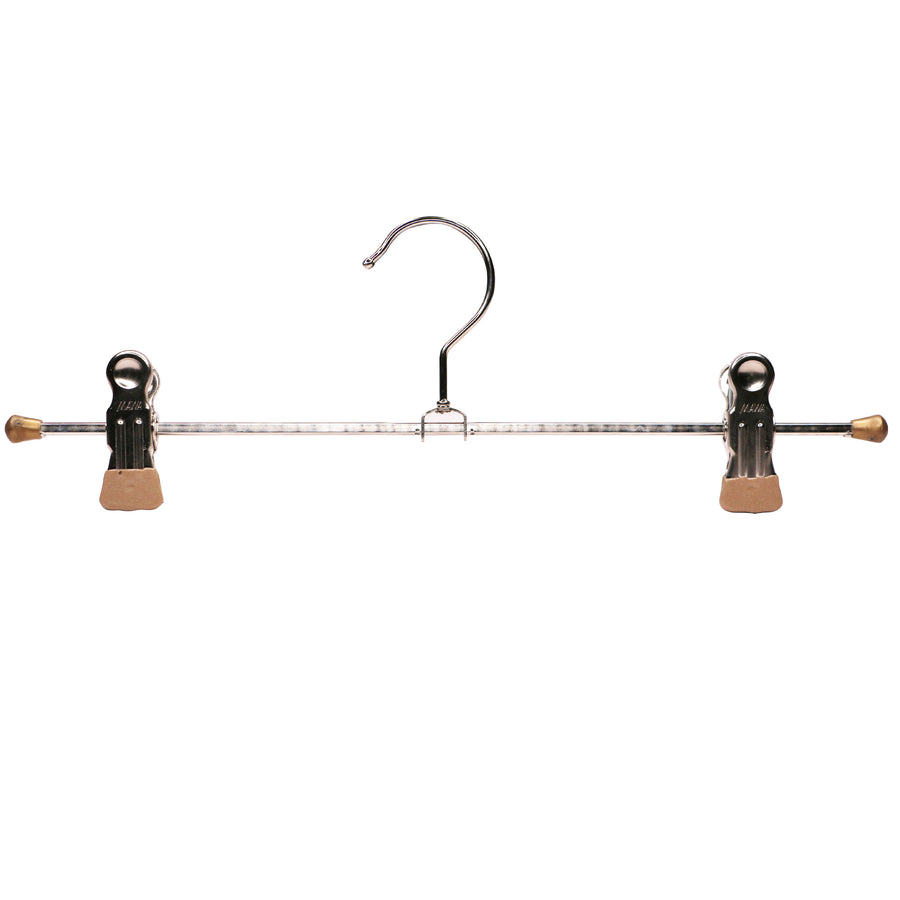 Pant, Skirt Hanger with Grip Coated Clips, K30D, LATTE
