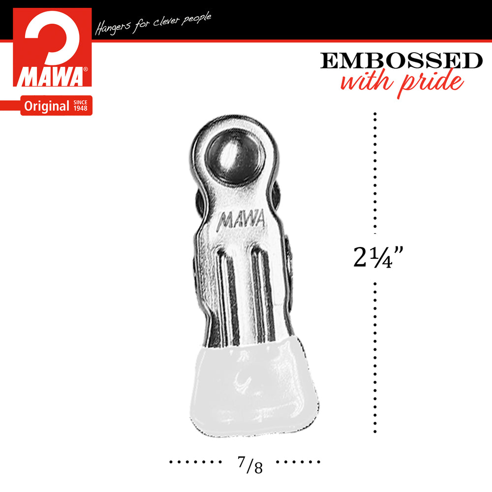 Single Clip Without Hook, White