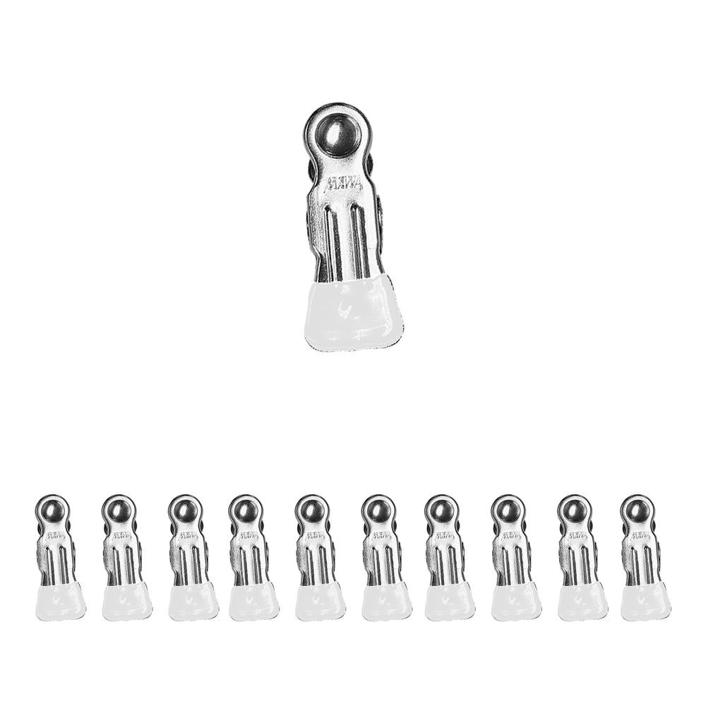 Single Clip Without Hook, White