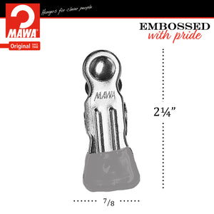 Single Clip Without Hook, Silver