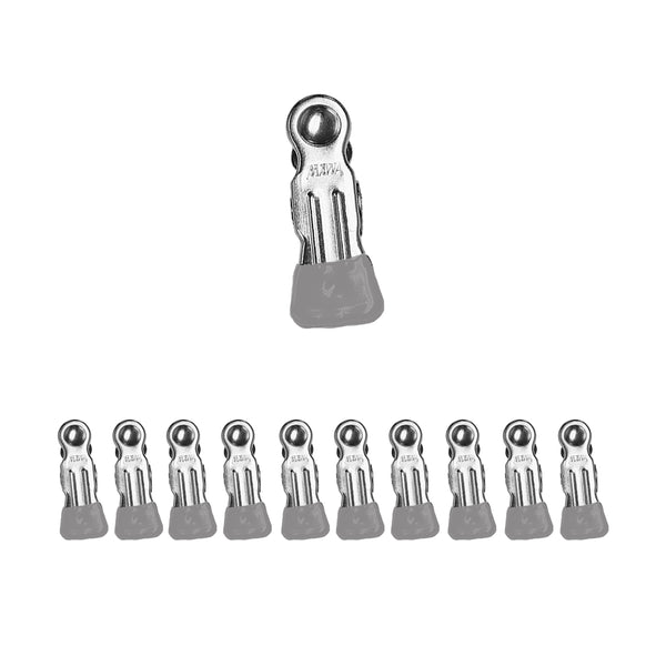 Single Clip Without Hook, Silver