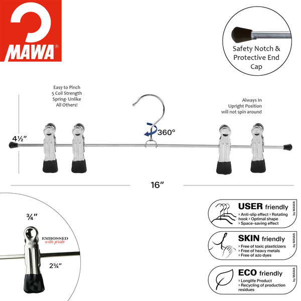 MAWA K40DG4 Super Clips measurements
