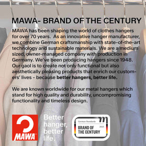 Metropolis Series, Bodyform Shirt Hanger with Pant Bar, Natural