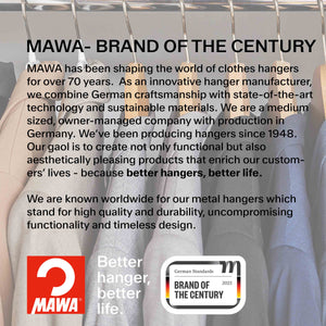 Metropolis Series, Bodyform Shirt Hanger, Wide Shoulder Support, Natural