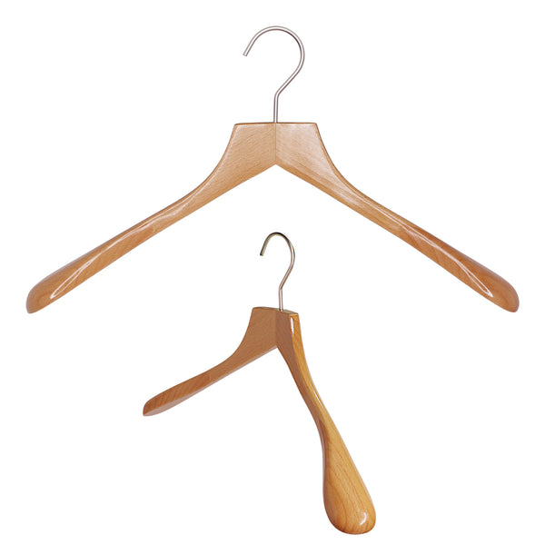 Metropolis Series, Bodyform Shirt Hanger, Wide Shoulder Support, Natural