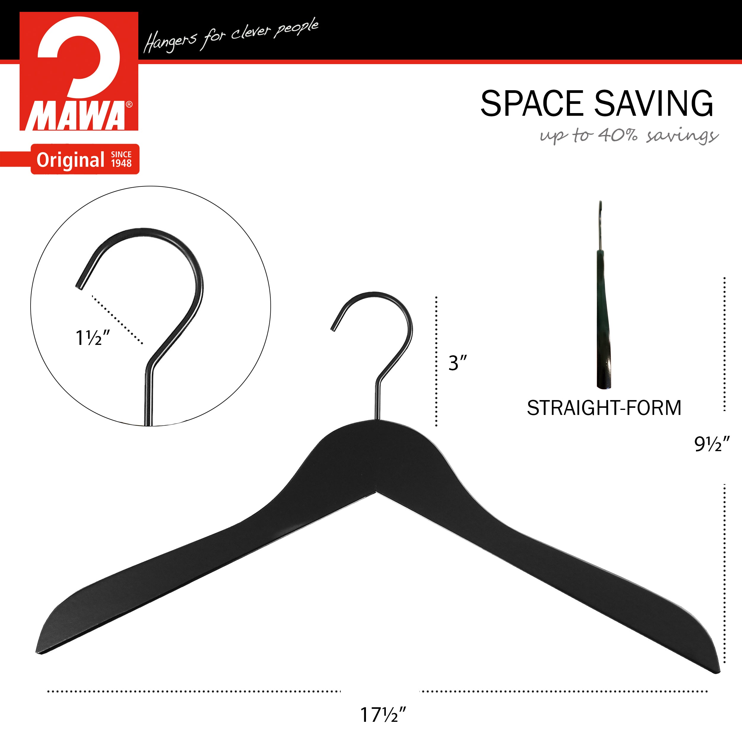 Til Midnight Series - Beech Wood Hanger, Model Business45