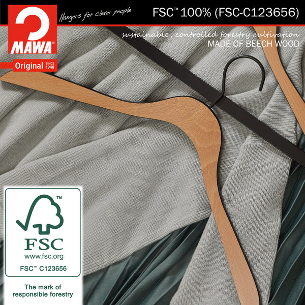 Loft Series - Bi-Color Wooden Hanger, Shirts & Coat Hanger, Model Comfort44