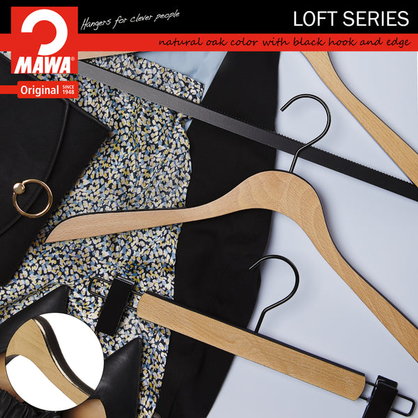 Loft Series - Bi-Color Wooden Hanger, Shirts & Coat Hanger, Model Comfort44