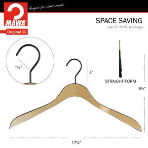 Loft Series - Bi-Color Wooden Hanger, Shirts & Coat Hanger, Model Comfort44