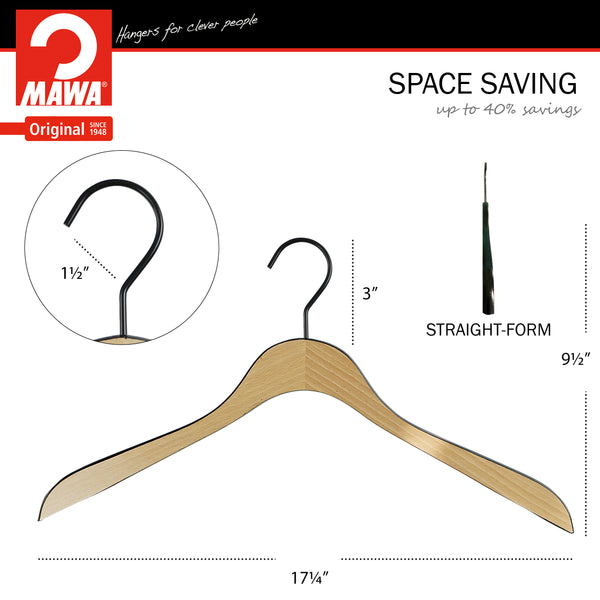 Loft Series - Bi-Color Wooden Hanger, Shirts & Coat Hanger, Model Comfort44
