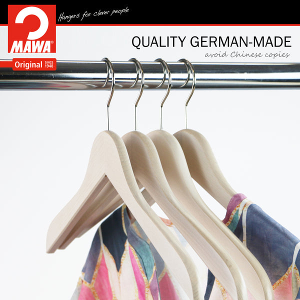 Nordic Pure Series - Beech Wood Hanger, Model Business45