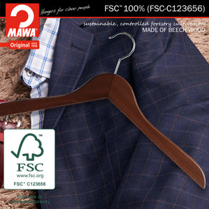 Natural Nobel Series - Beech Wood Hanger, Model Business45