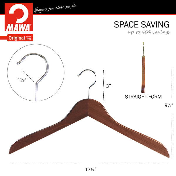 Natural Nobel Series - Beech Wood Hanger, Model Business45