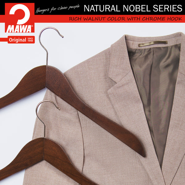 Natural Nobel Series - Beech Wood Hanger, Model Business45