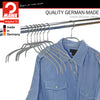 Silhouette Space-Saving Shirt Hanger, Narrow, 36-FT, Silver