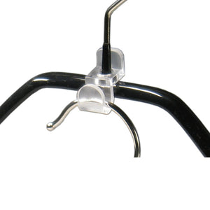 Adda Hanger-Connectors- Create Waterfall Clothing Hanger Storage, Clear