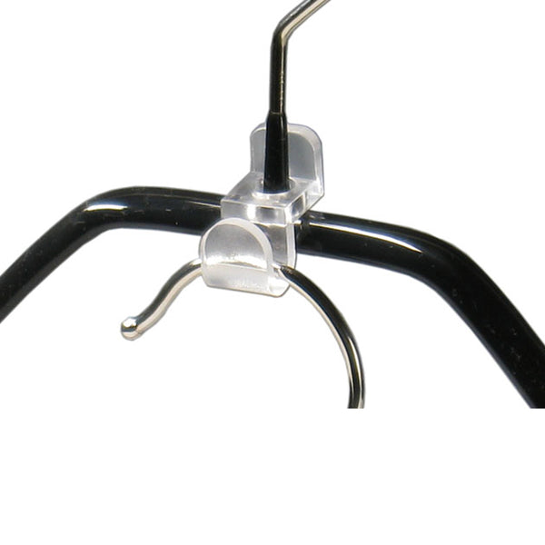 Adda Hanger-Connectors- Create Waterfall Clothing Hanger Storage, Clear