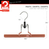 Pant Clamp Hanger with Slip Grip Coating, M-26, Copper