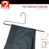 Pant Hanger with Grip Coating, Reverse Hook, KH35U, Copper