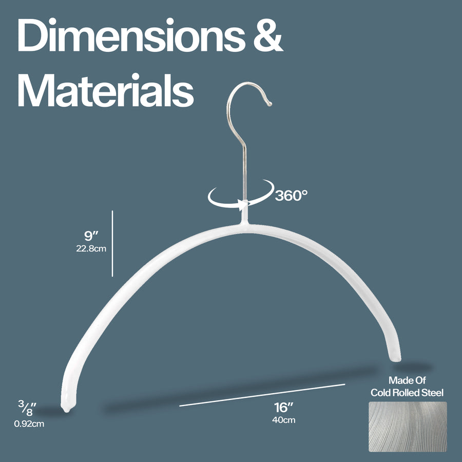 Mawa Euro Hangers in White Color