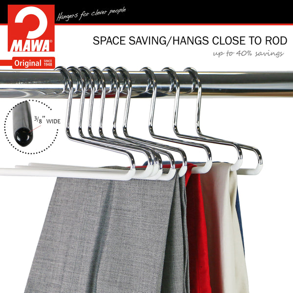 Pant Hanger with Grip Coating, KH38, White