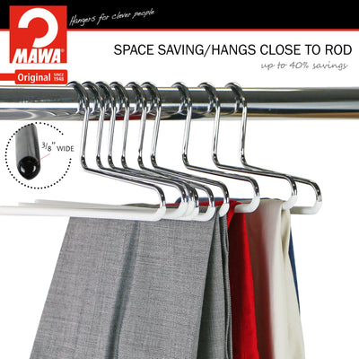 Pant Hanger with Grip Coating, KH-38, White