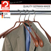 BodyForm Series- Steel Coated Hanger, Shoulder Support, Narrow, Model 38L, Copper