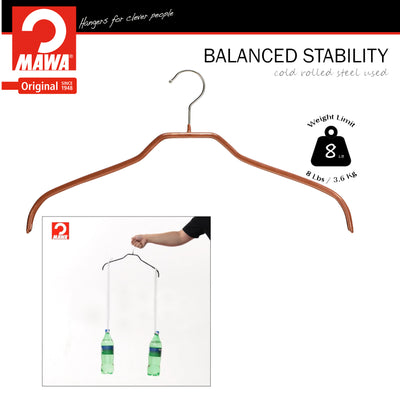 Silhouette Shirt Hanger, Narrow Version, 36F, Copper