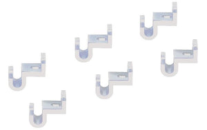 Adda Hanger-Connectors- Create Waterfall Clothing Hanger Storage, Clear
