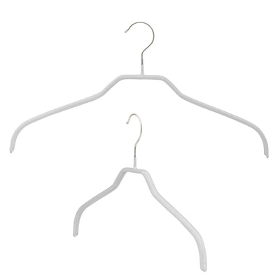 Silhouette Shirt Hanger, 41-F, White