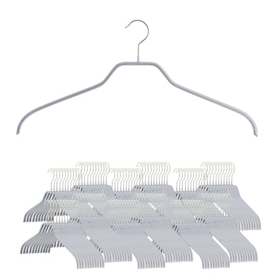 Silhouette Shirt Hanger, 41-F, Silver