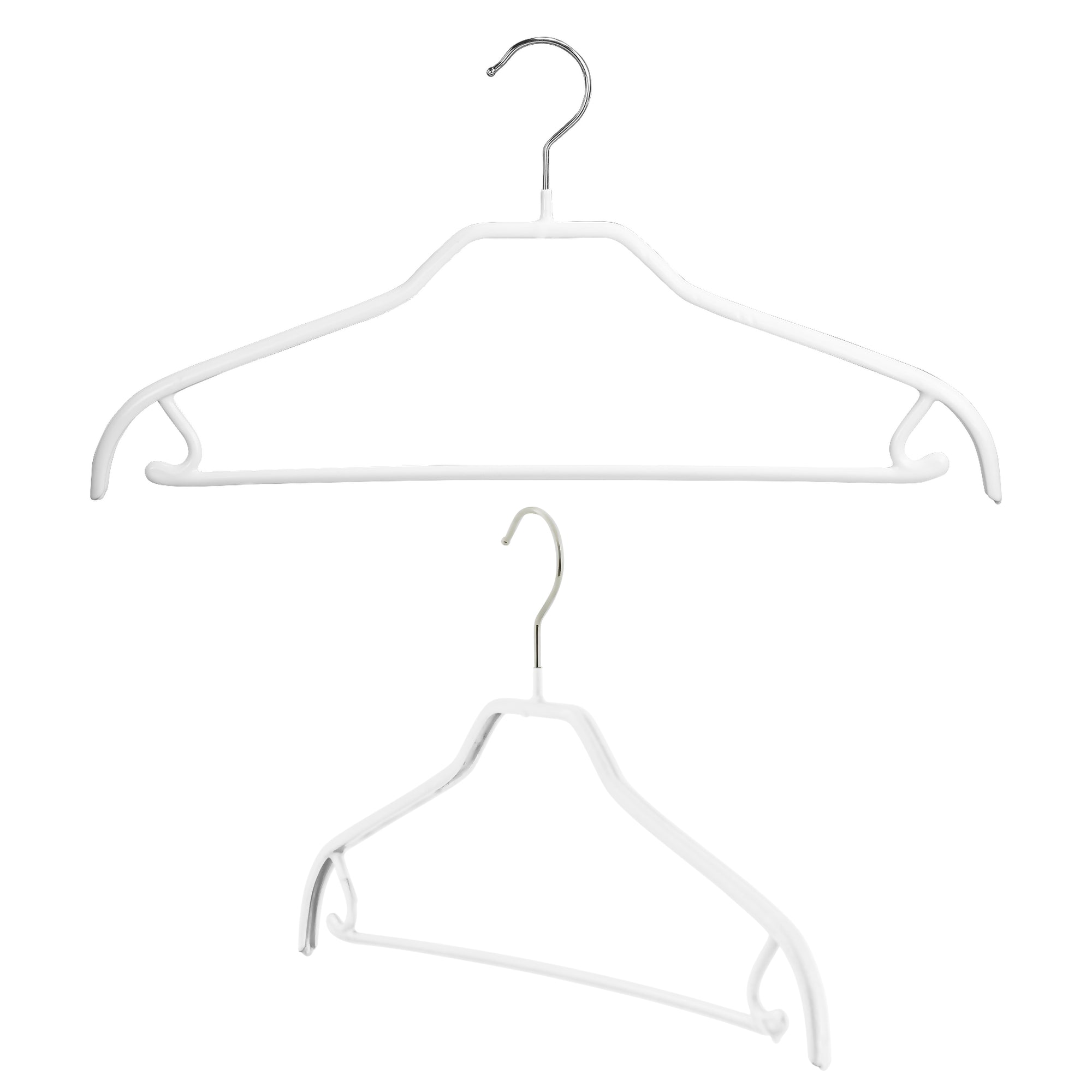 Silhouette Shirt Hanger with Bar & Hook, 41-FRS, White – mawa